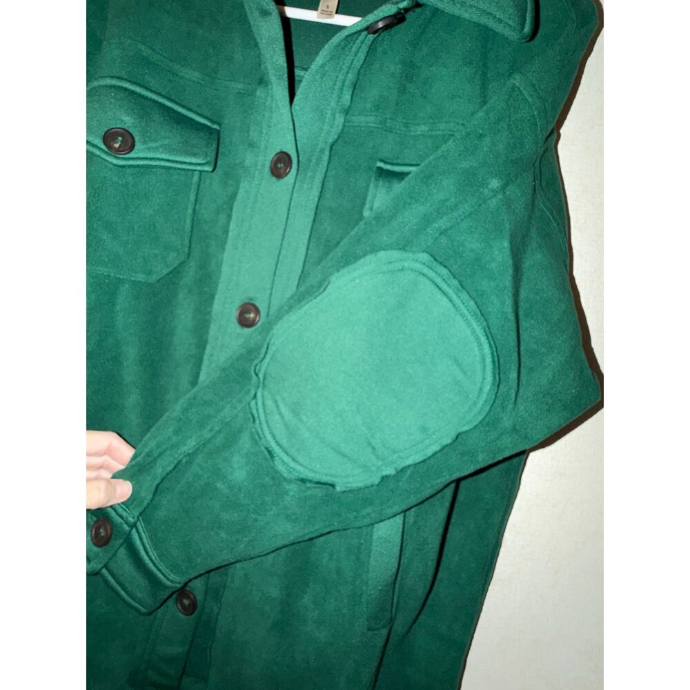 Zenana Oversized Basic Fleece Shacket Women’s Siz… - image 5